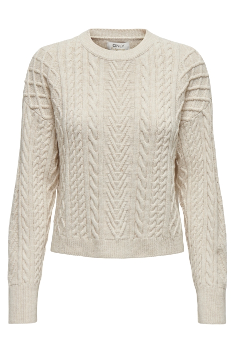 Only onlsofie ls cabel pullover ex knt